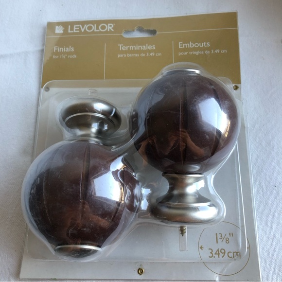 Levolor Finials for 1 3/8” Rods - Picture 3 of 3